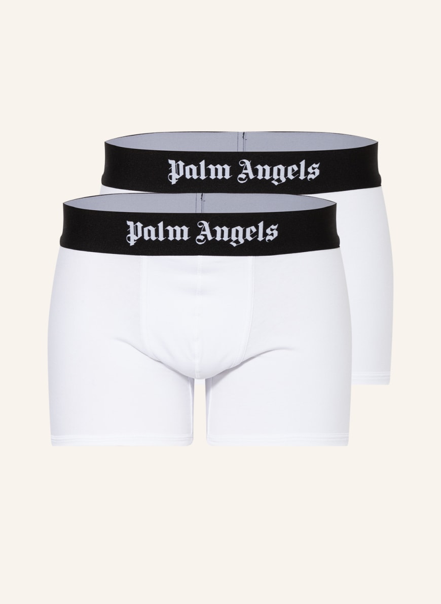 Palm Angels 2-pack boxer shorts, Color: WHITE/ BLACK (Image 1)