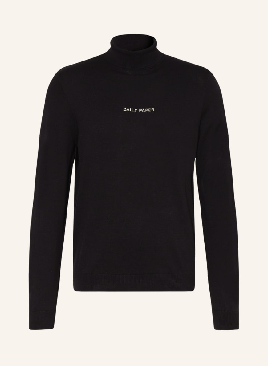 DAILY PAPER Turtleneck sweater NEDIDI, Color: BLACK (Image 1)