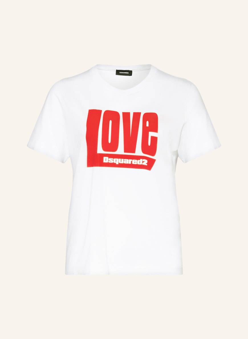 DSQUARED2 T-shirt LOVE TOY, Color: WHITE (Image 1)