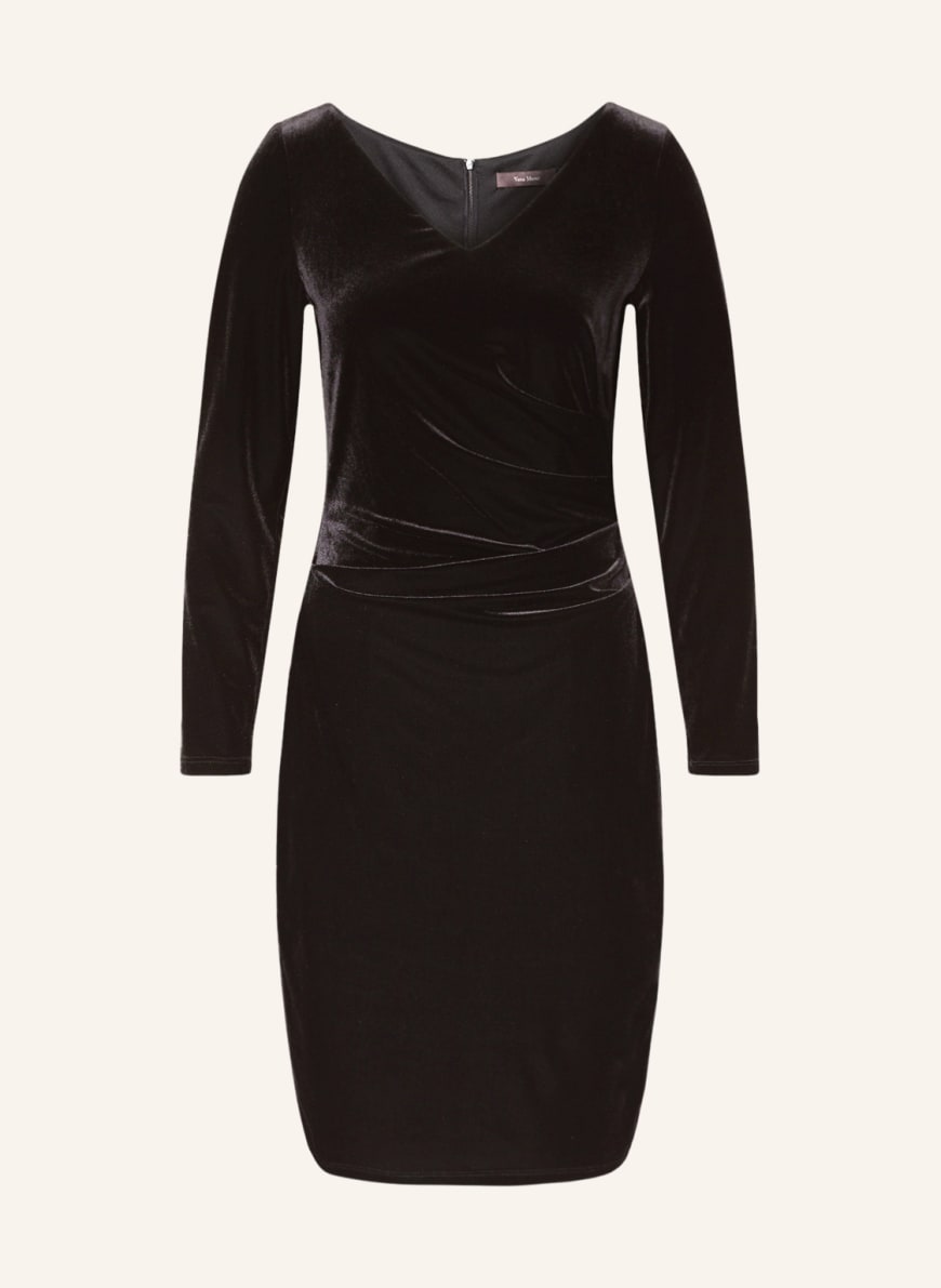 Vera Mont Velvet dress, Color: BLACK (Image 1)