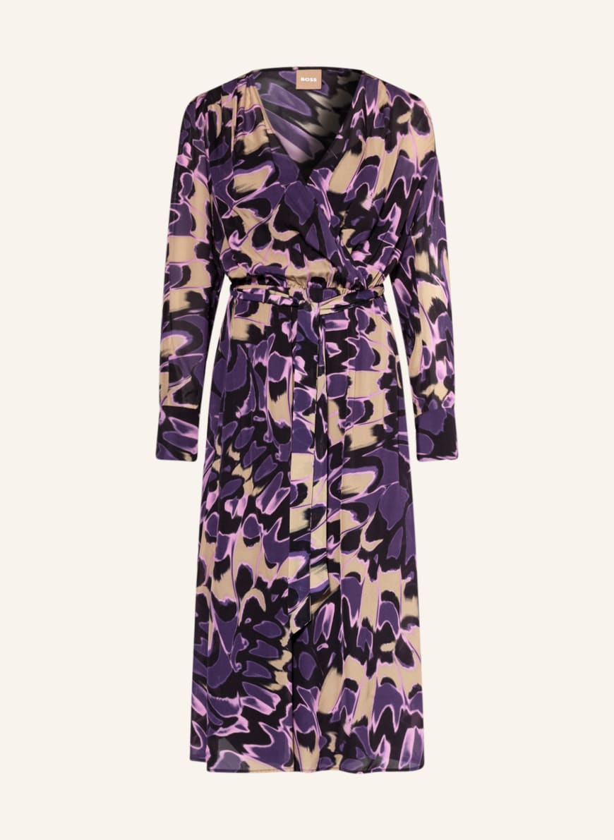 BOSS Kleid DEMAIA , Farbe: CAMEL/ LILA/ DUNKELLILA(Bild 1)
