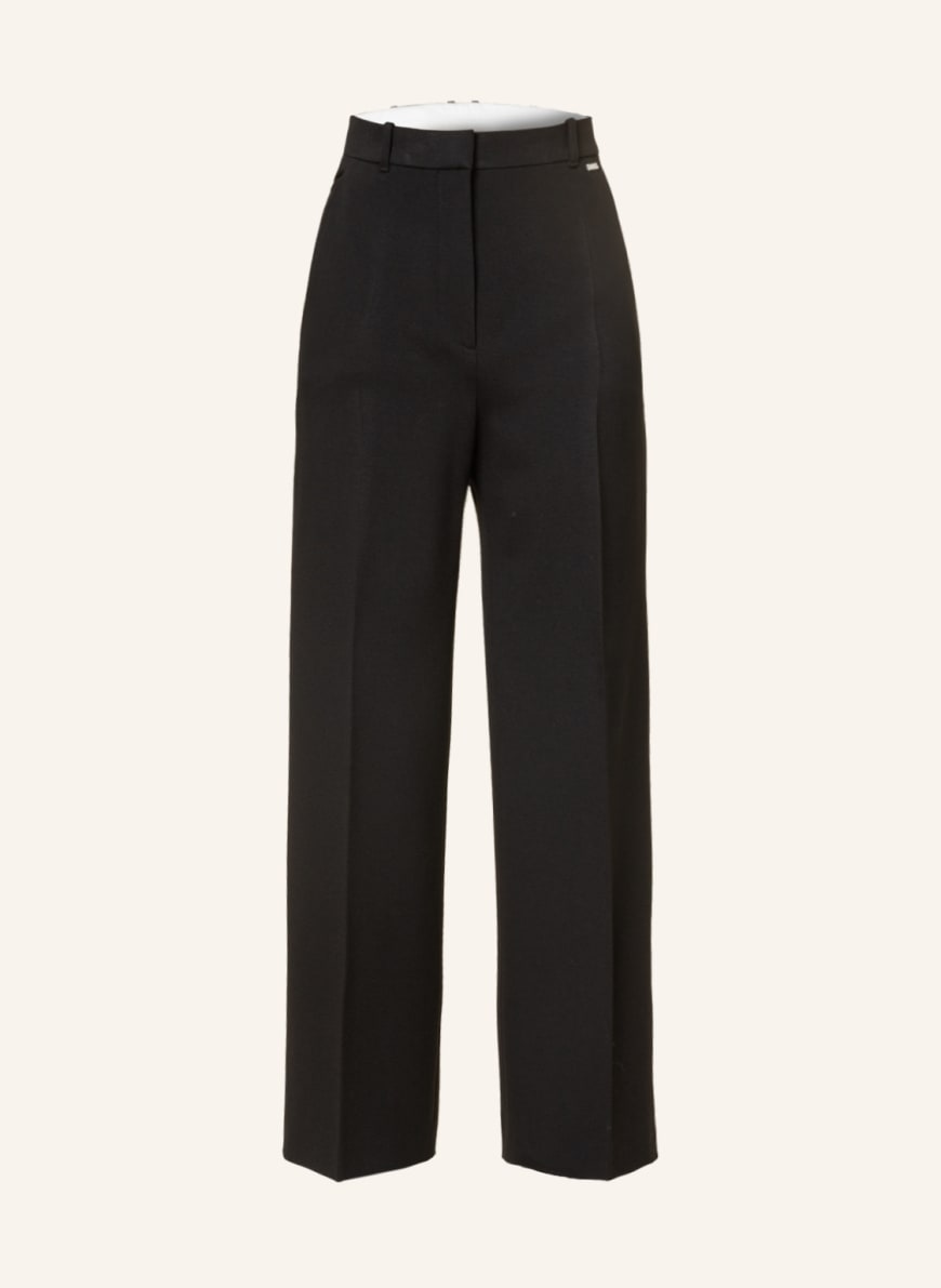 BOSS Wide leg trousers TISTANY , Color: BLACK (Image 1)