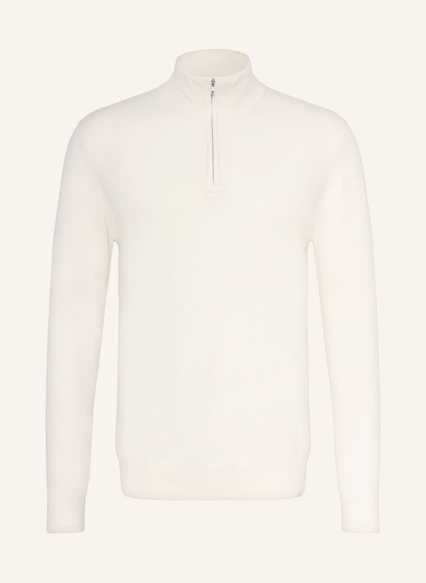 LES DEUX Half-zip sweater EDGAR , Color: ECRU (Image 1)