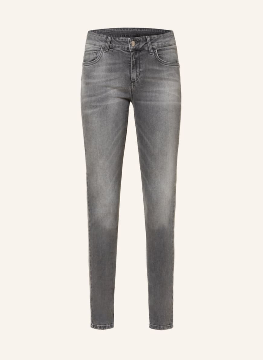 absorptie stroom Uitleg LIU JO Skinny jeans FABULOUS with decorative gems in 88250 d.grey bright  logo w | Breuninger