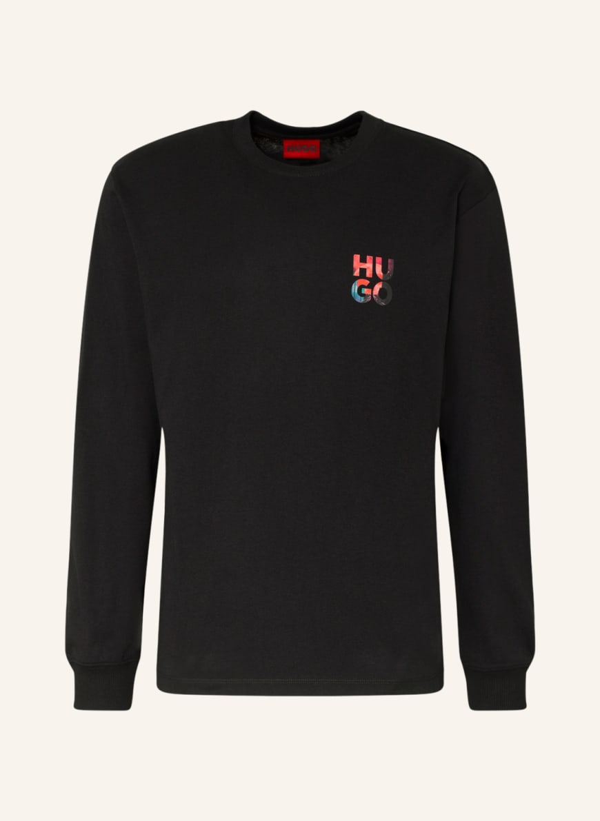 HUGO Long sleeve shirt DOONSHINE , Color: BLACK (Image 1)