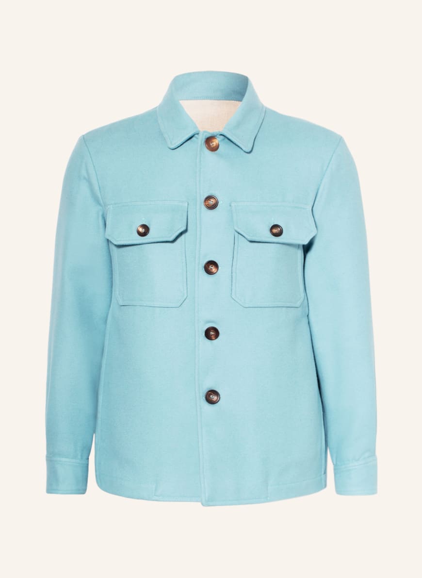 DOPPIAA Overshirt, Color: BLUE(Image 1)