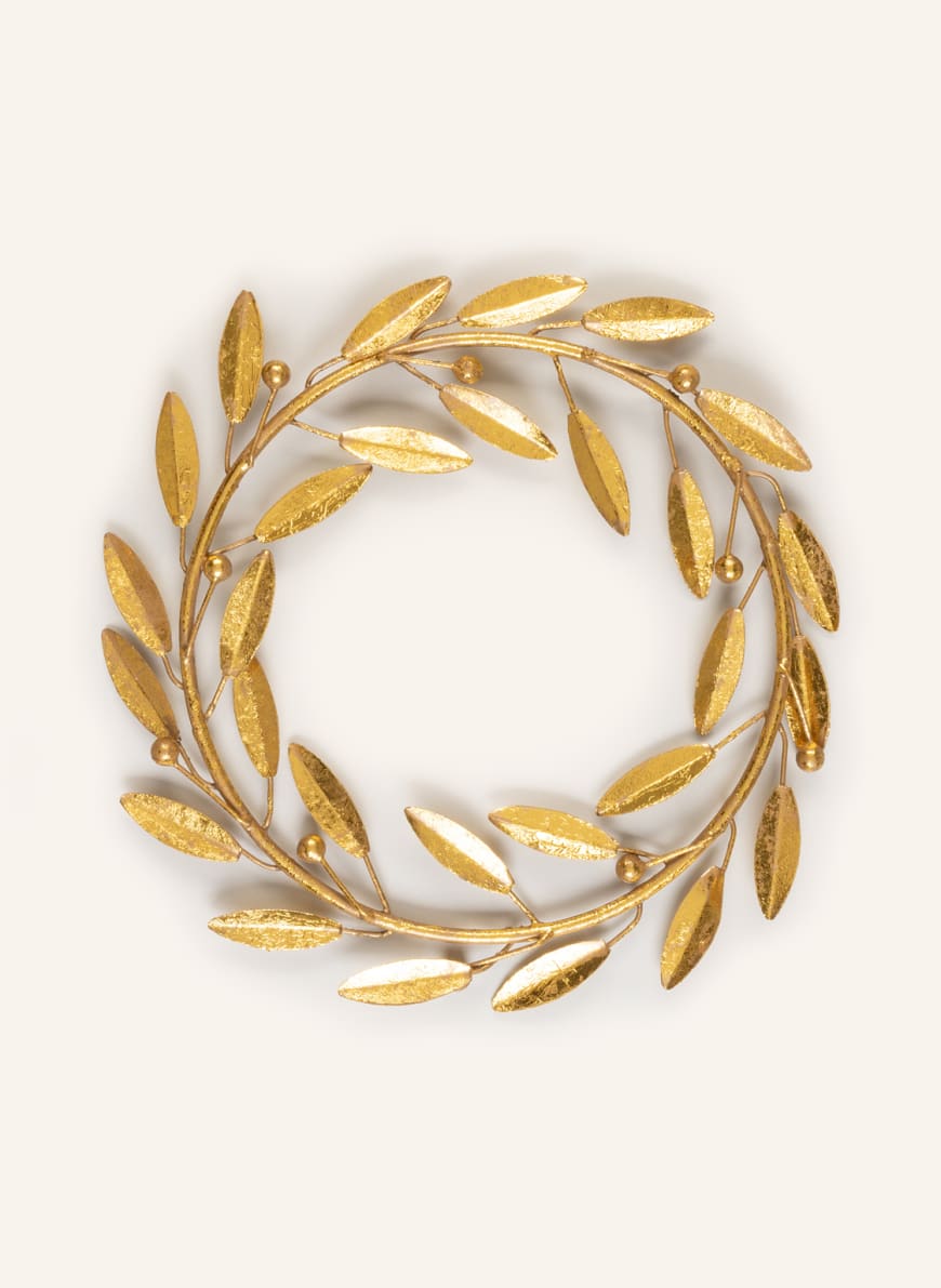 BUNGALOW DENMARK Decorative wreath, Color: GOLD(Image 1)