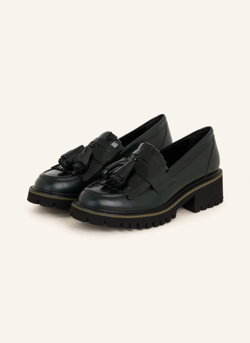 Pertini Penny loafers, Color: DARK GREEN (Image 1)