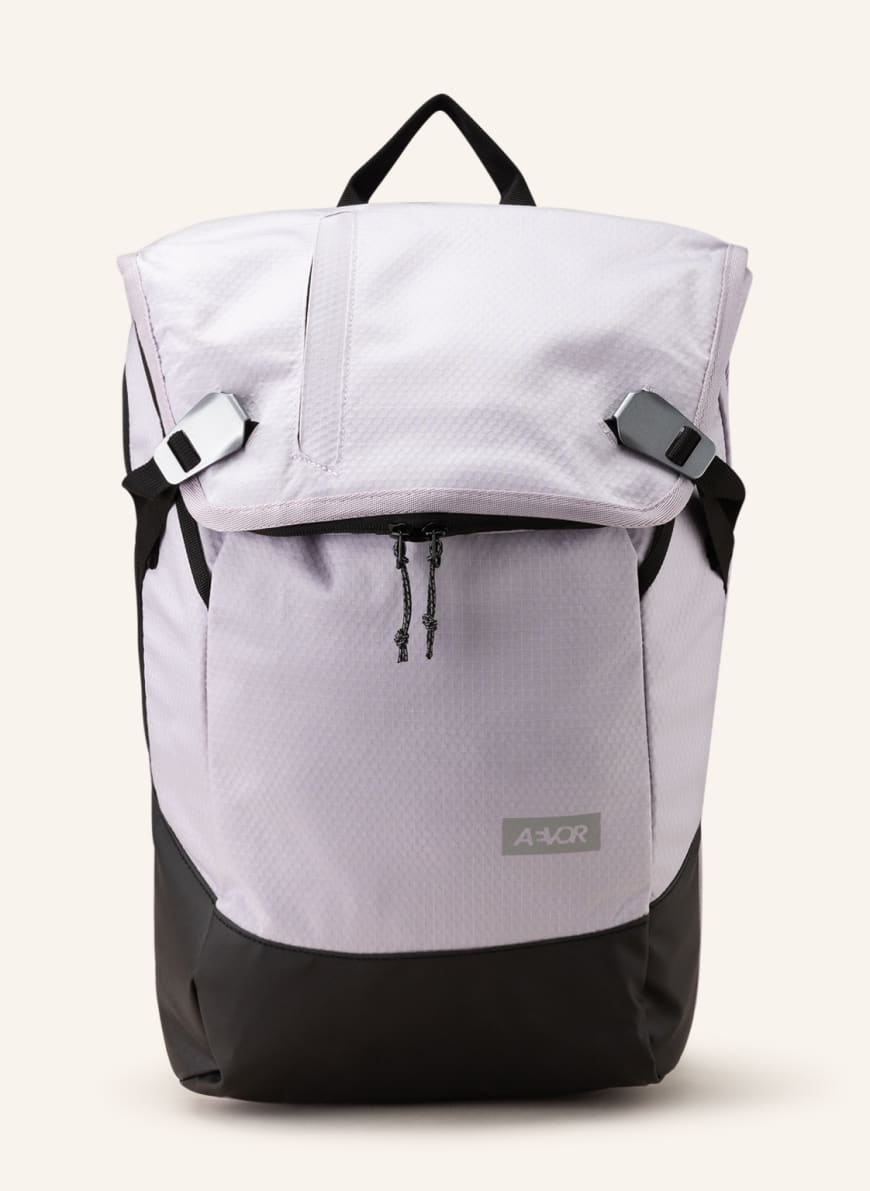 AEVOR Backpack DAYPACK PROOF 18 l with laptop compartment, Color: LIGHT PURPLE/ BLACK(Image 1)