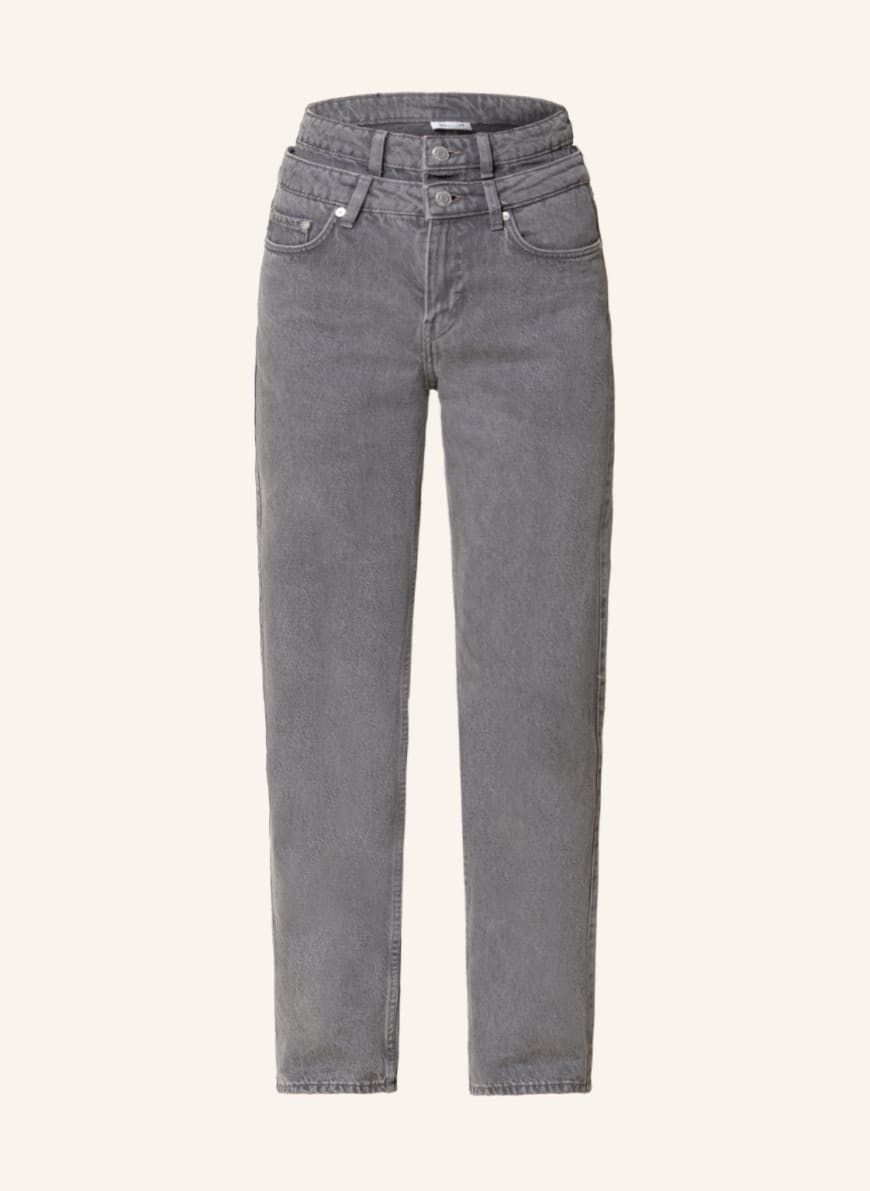 WEEKDAY Jeans SLIM DIO, Farbe: Grey Dark Tar Black OL (Bild 1)