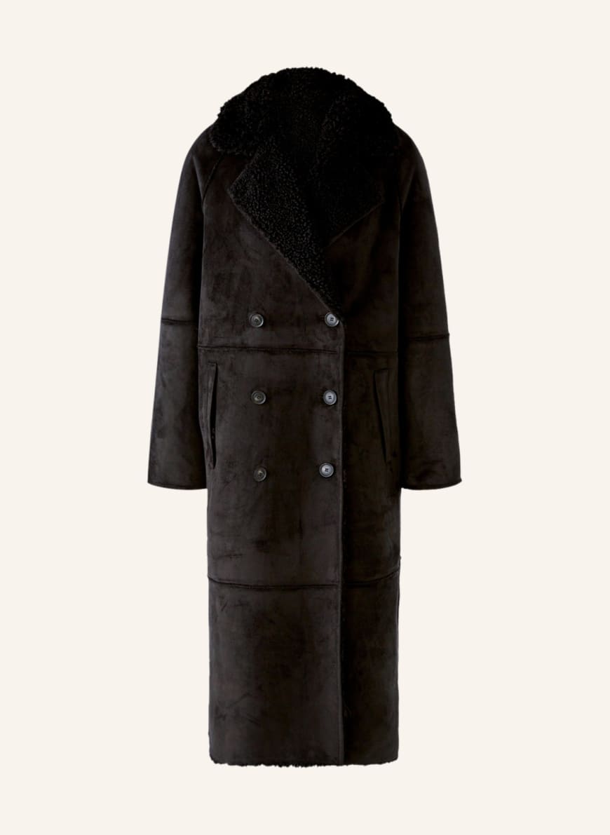 oui Faux fur coat, Color: BLACK(Image 1)