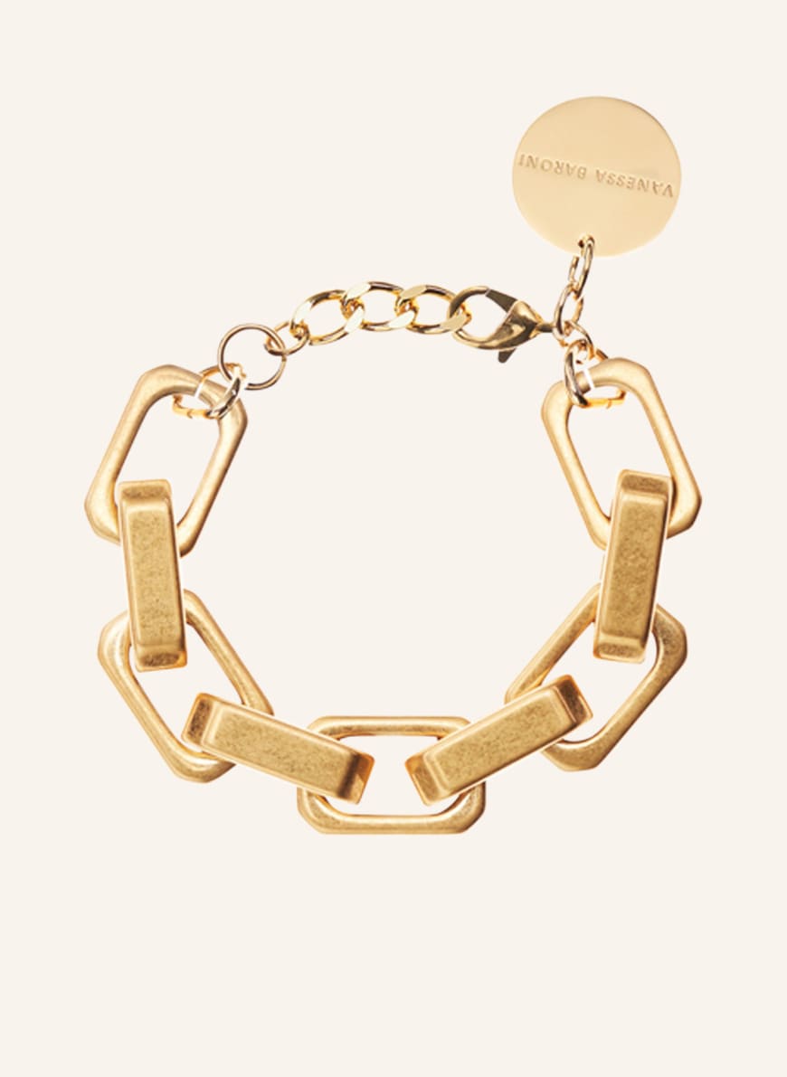 VANESSA BARONI Armband BIG TANK, Farbe: GOLD(Bild 1)
