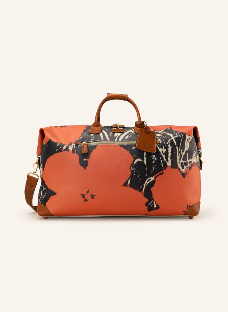 BRIC'S Travel bag ANDY WARHOL , Color: ORANGE/ CREAM/ COGNAC (Image 1)