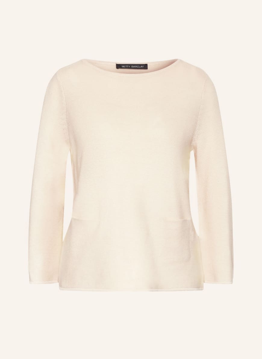 Betty Barclay Sweater with 3/4 sleeves, Color: CREAM (Image 1)