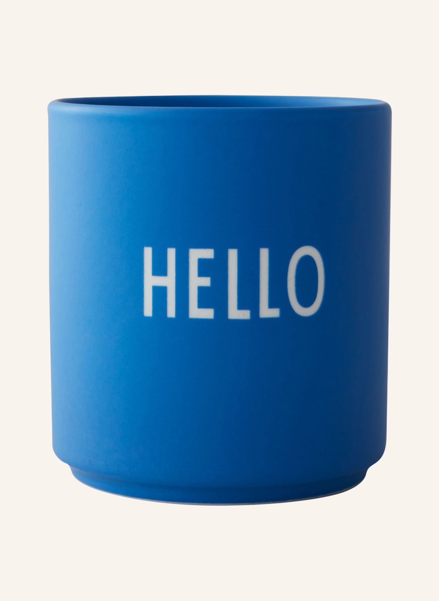 DESIGN LETTERS Cup HELLO, Color: BLUE (Image 1)