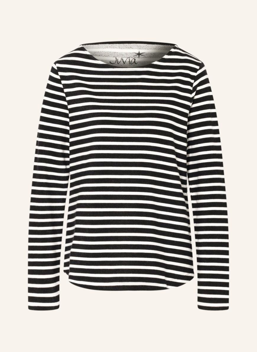Juvia Sweatshirt MARIE, Color: BLACK/ WHITE (Image 1)