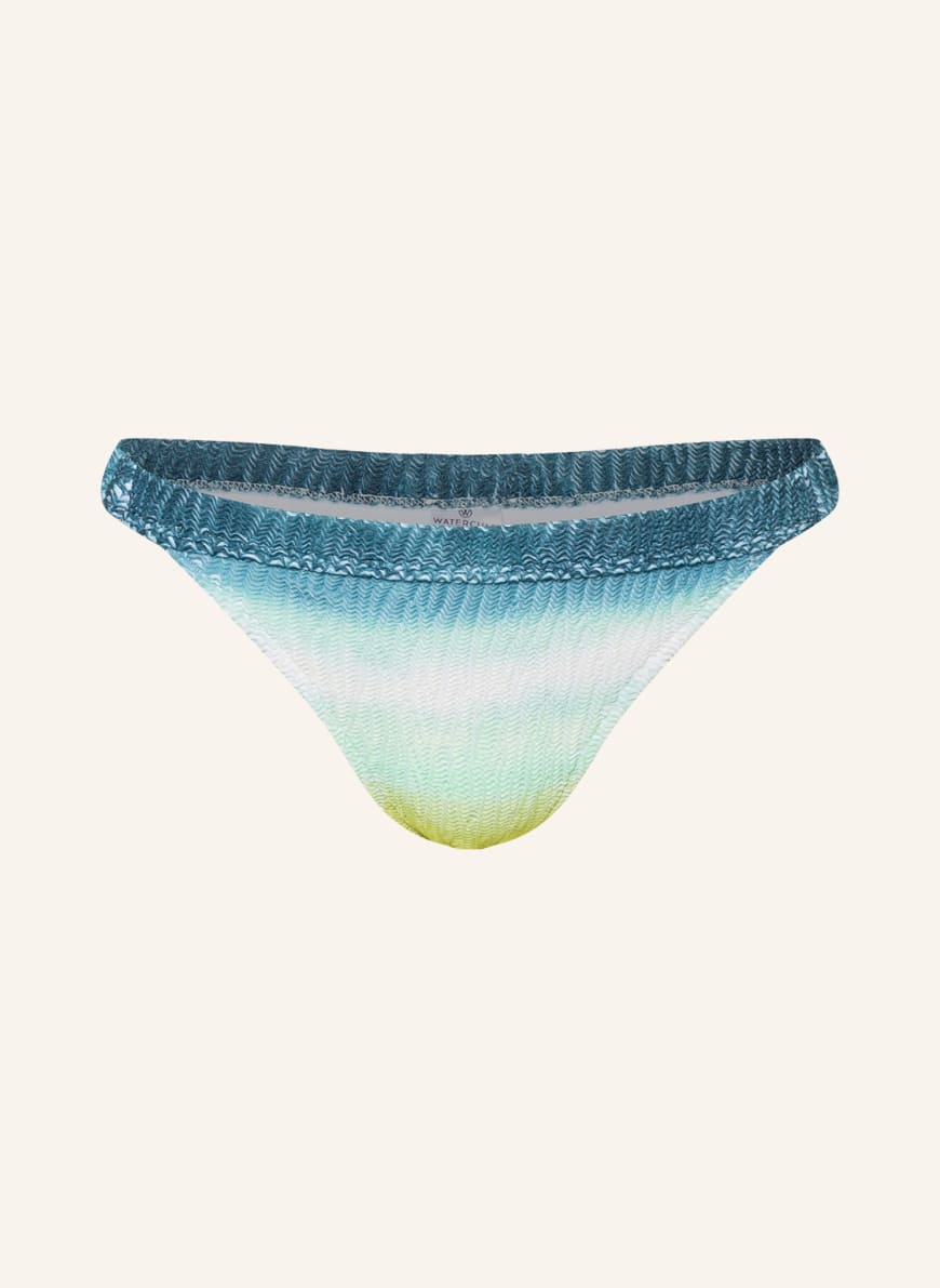 watercult Triangel-Bikini-Hose OMBRÉ FLOW, Farbe: PETROL/ MINT/ DUNKELGELB (Bild 1)