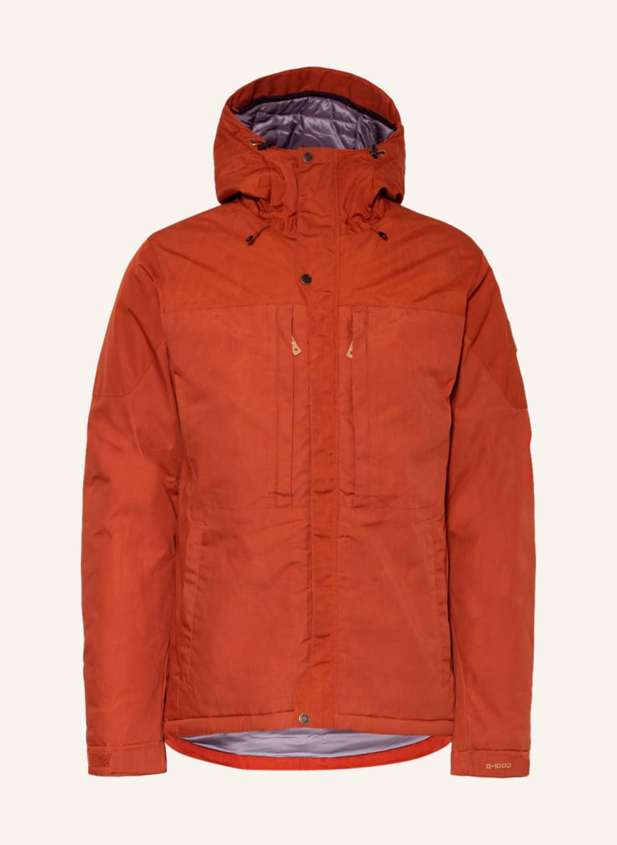 FJÄLLRÄVEN Outdoor jacket SKOGSÖ, Color: DARK ORANGE(Image 1)