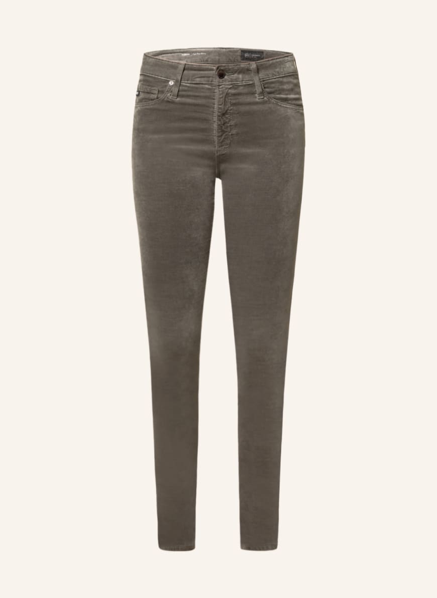 AG Jeans Velvet pants FARRAH, Color: KHAKI (Image 1)