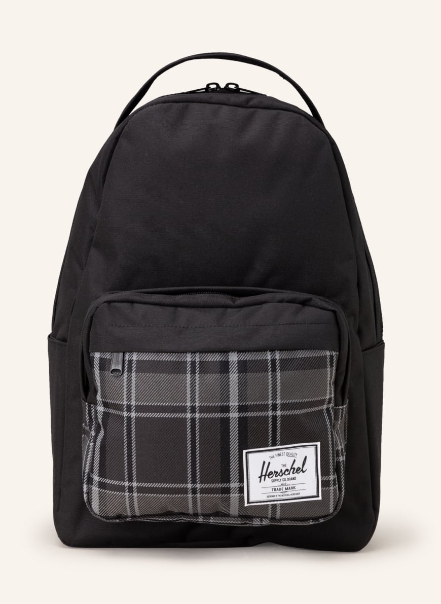Herschel Backpack MILLER 30 l with laptop compartment, Color: BLACK/ GRAY (Image 1)