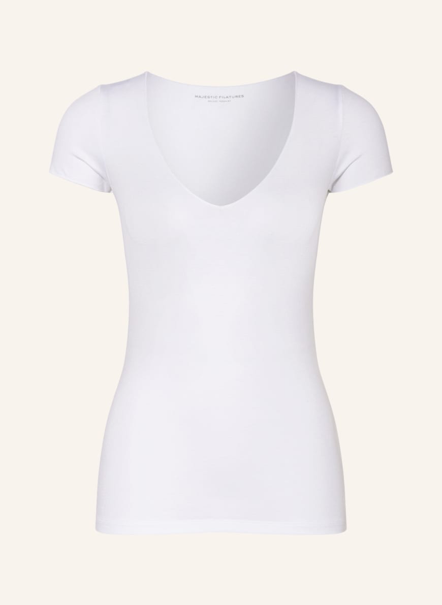 MAJESTIC FILATURES T-shirt , Color: WHITE (Image 1)