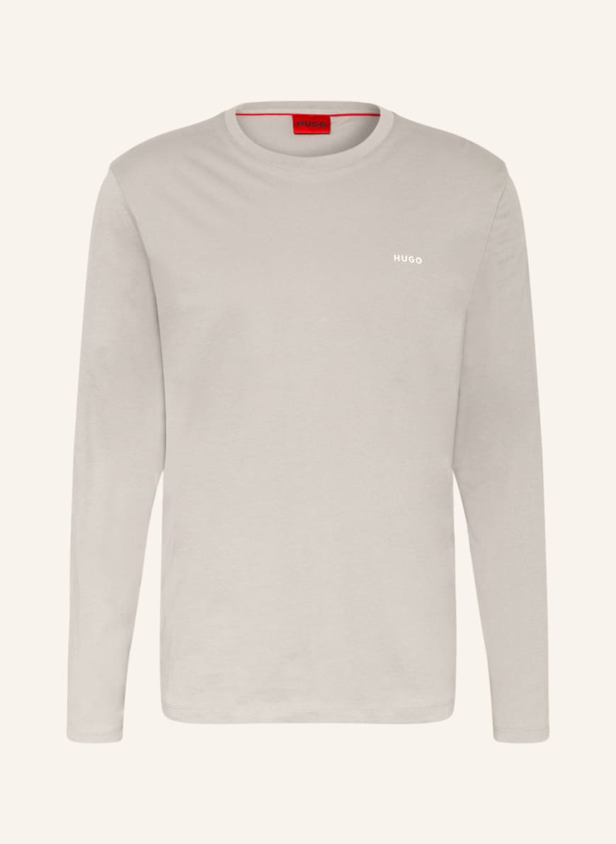 HUGO Long sleeve shirt DEROL, Color: BEIGE (Image 1)