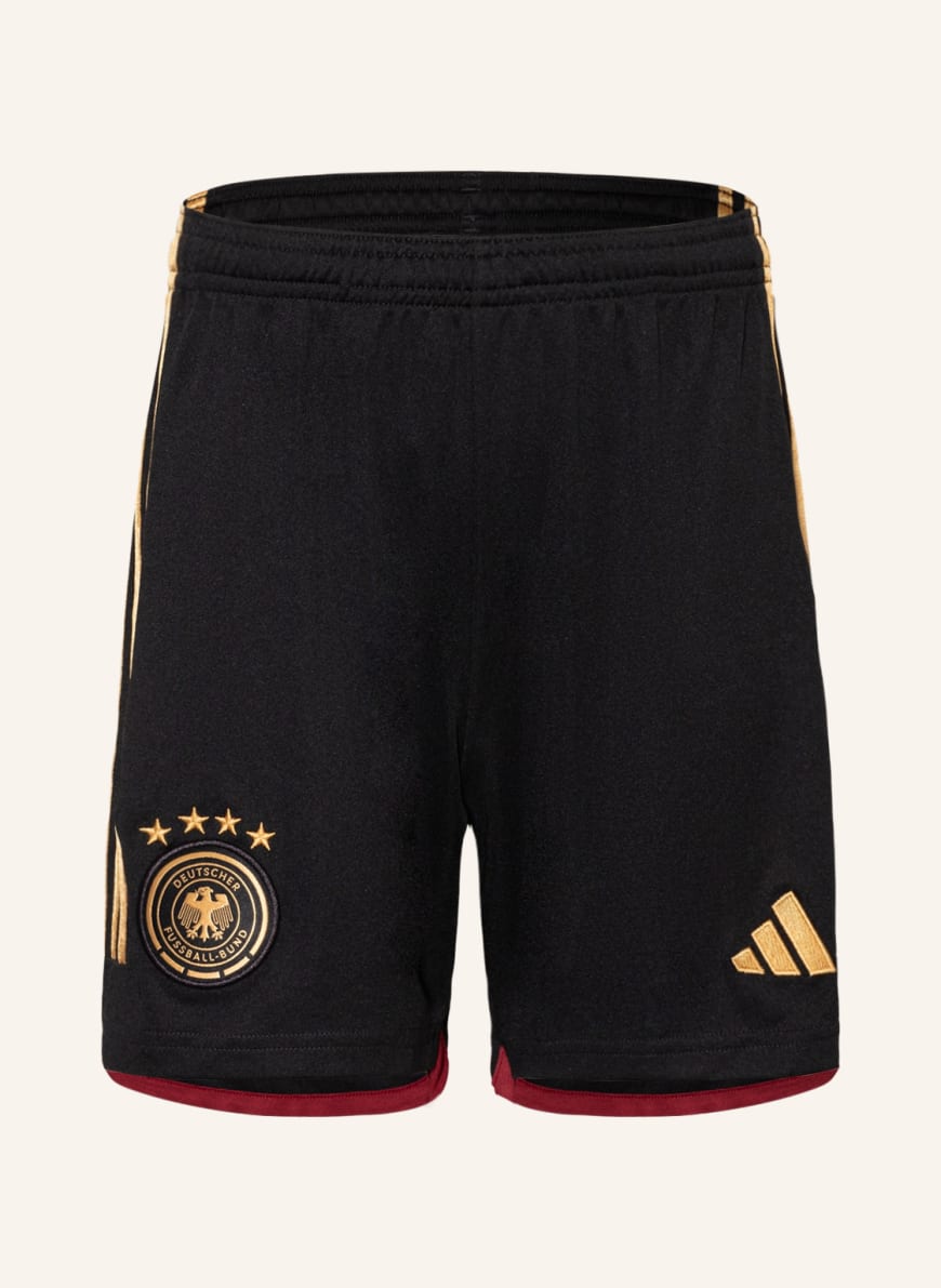 adidas Auswärtstrikothose KINDER, Farbe: SCHWARZ/ GOLD(Bild 1)