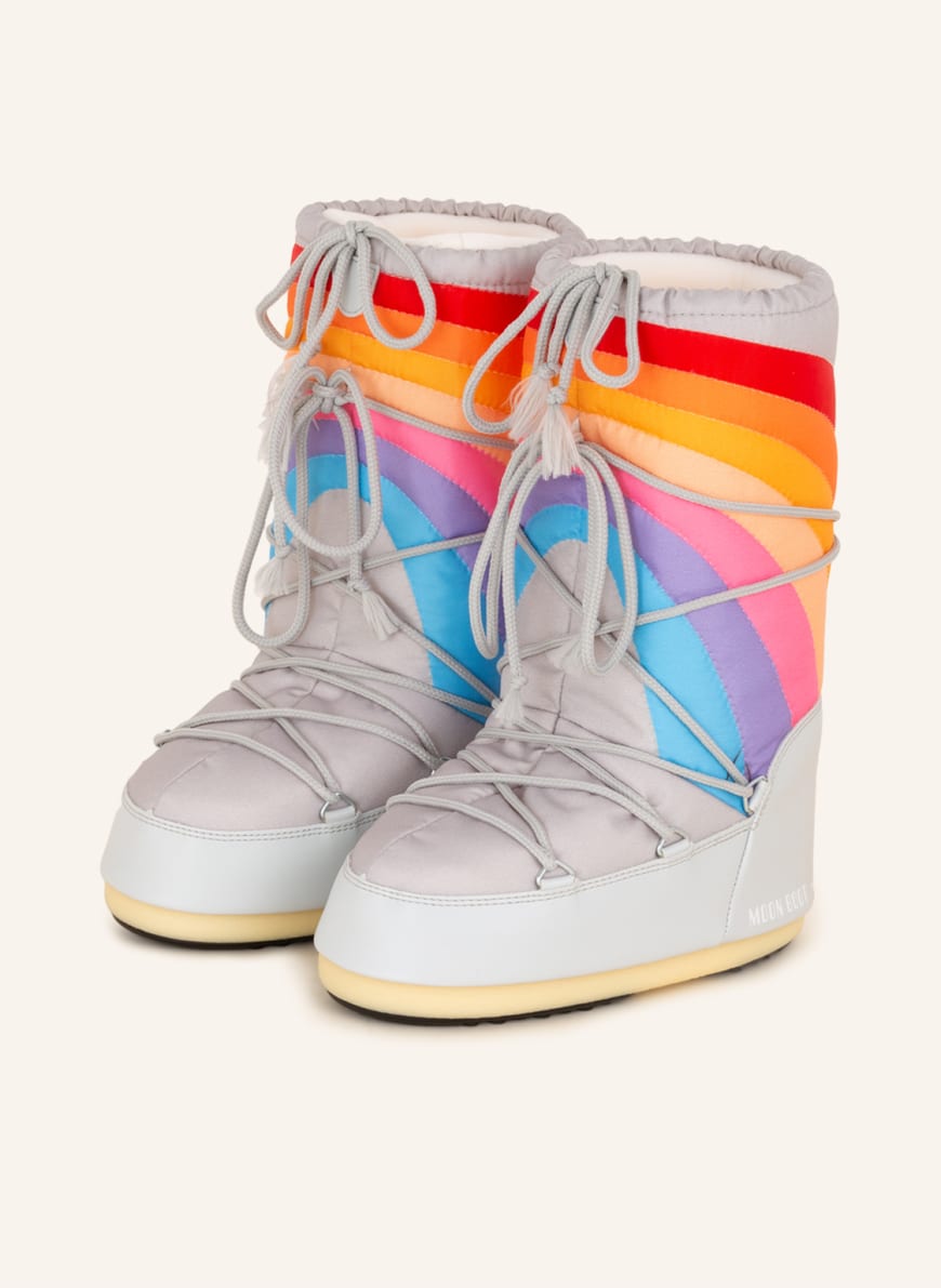 MOON BOOT Moon Boots ICON RAINBOW, Farbe: HELLGRAU (Bild 1)