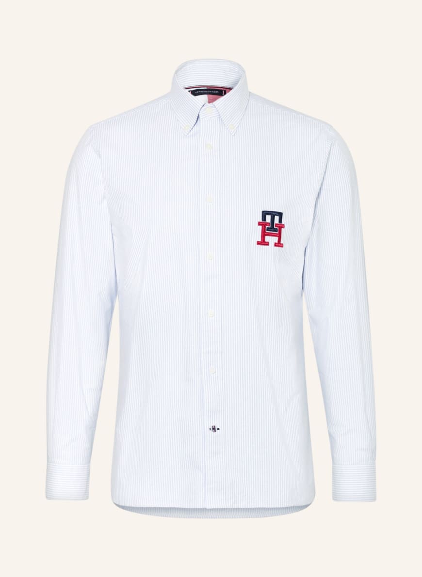 TOMMY HILFIGER Hemd Regular Fit, Farbe: WEISS/ HELLBLAU (Bild 1)