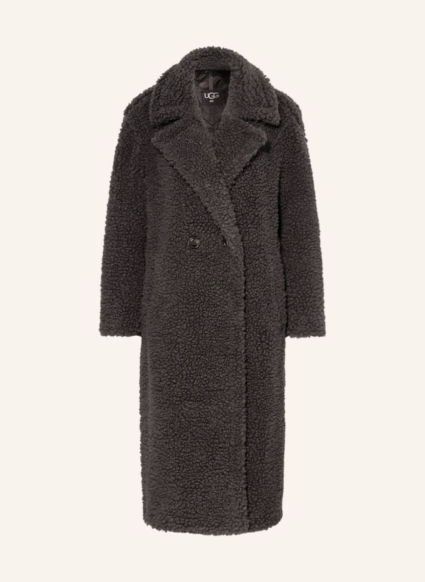 UGG Teddy coat GERTRUDE, Color: DARK GRAY(Image 1)