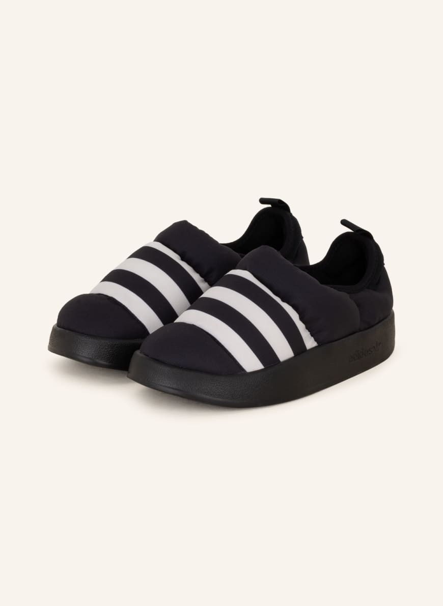 adidas Originals Slip-on sneakers PUFFYLETTE , Color: BLACK/ WHITE (Image 1)