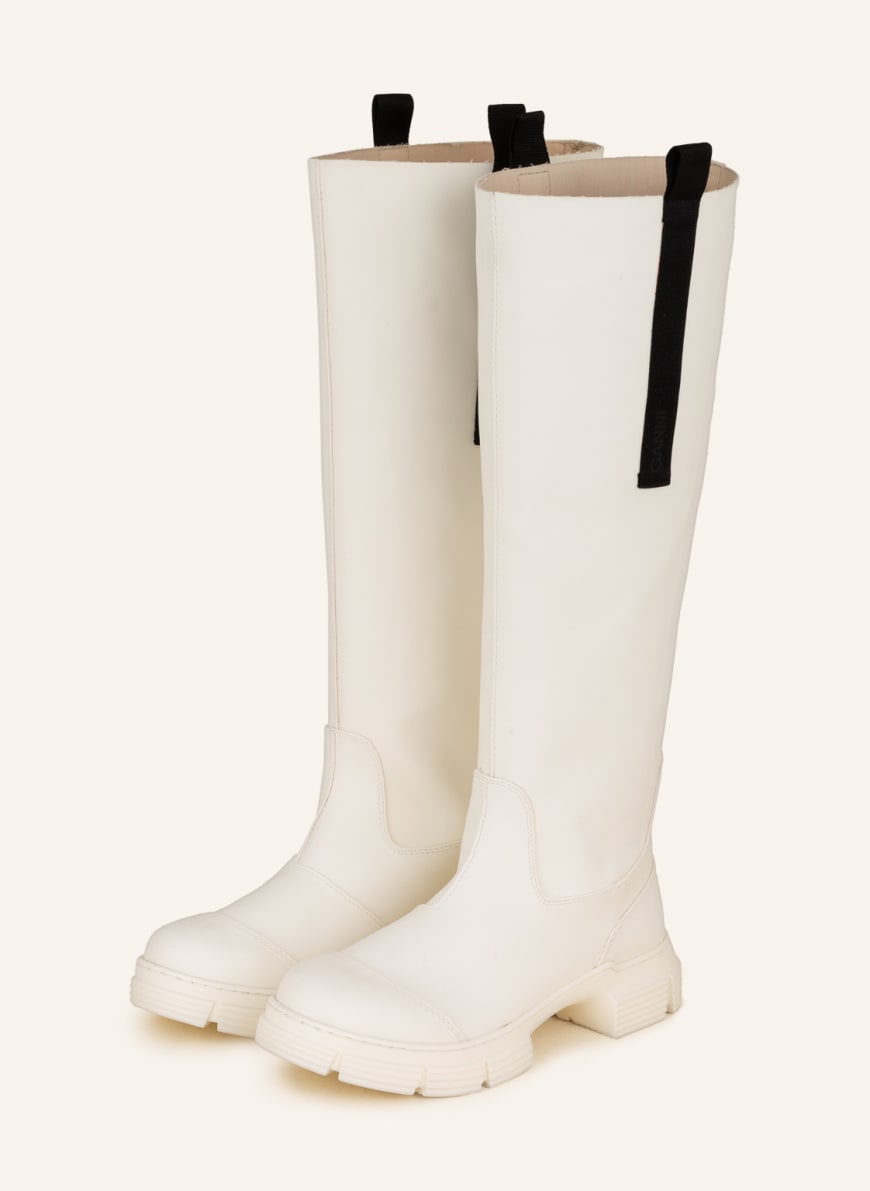 GANNI Rain boots , Color: WHITE (Image 1)