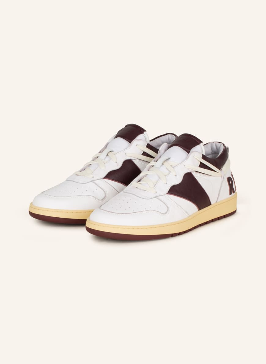 RHUDE Sneakers RHECESS, Color: WHITE/ DARK RED (Image 1)