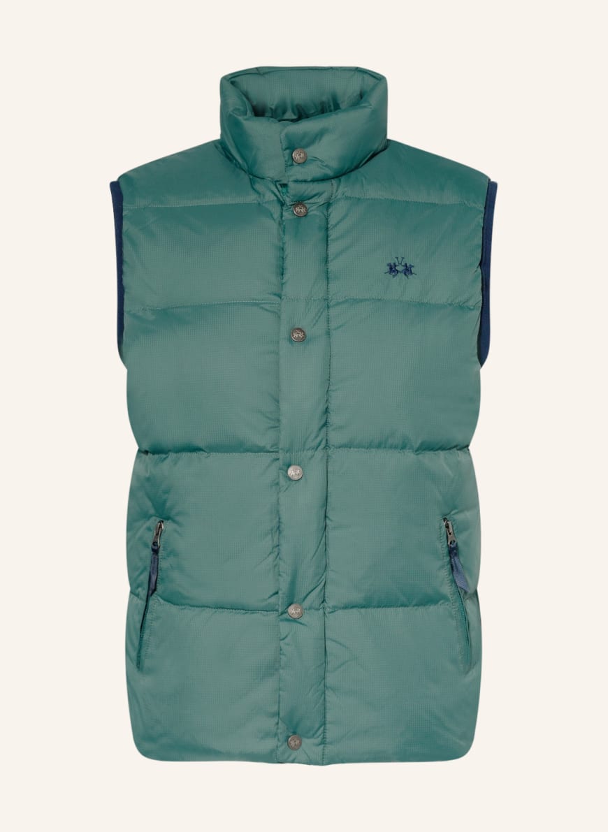 LA MARTINA Down vest, Color: GREEN (Image 1)