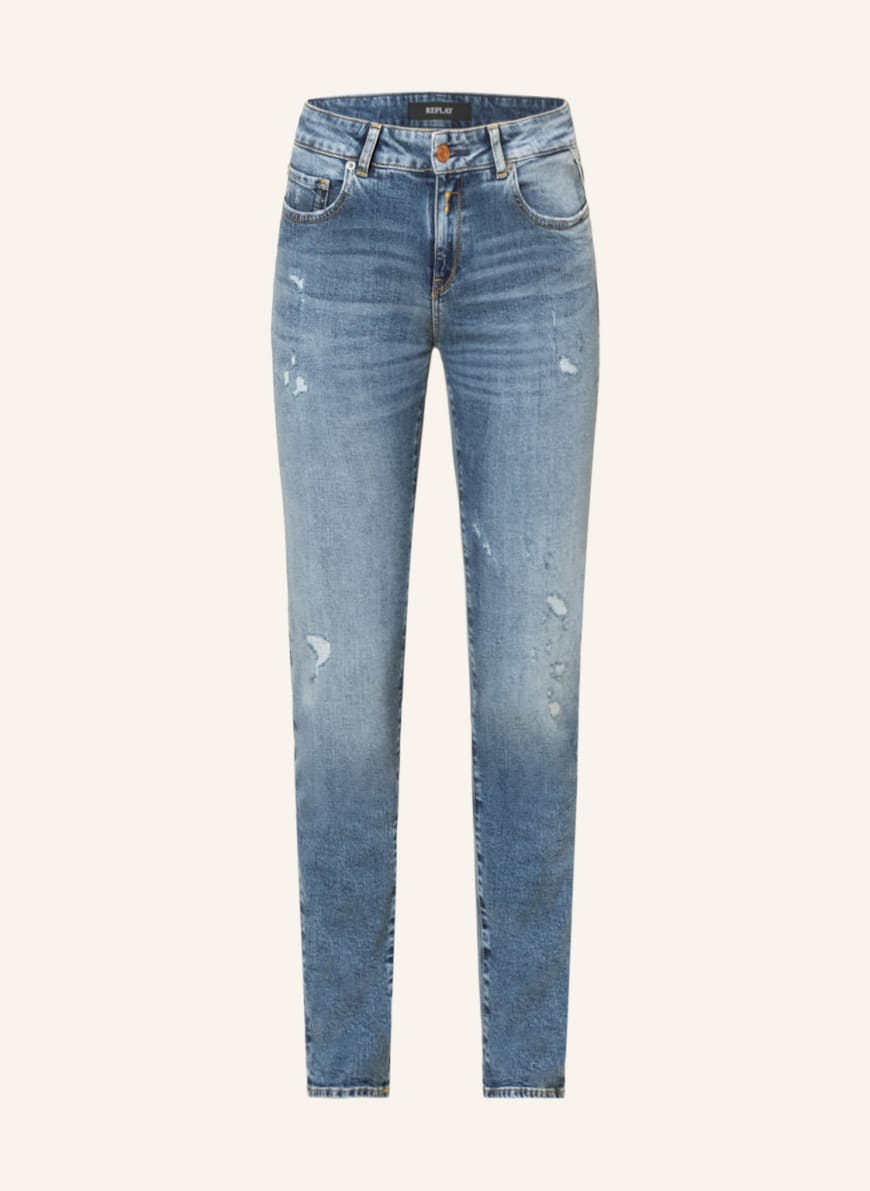 REPLAY Destroyed jeans FAABY, Color: 009 MEDIUM BLUE (Image 1)