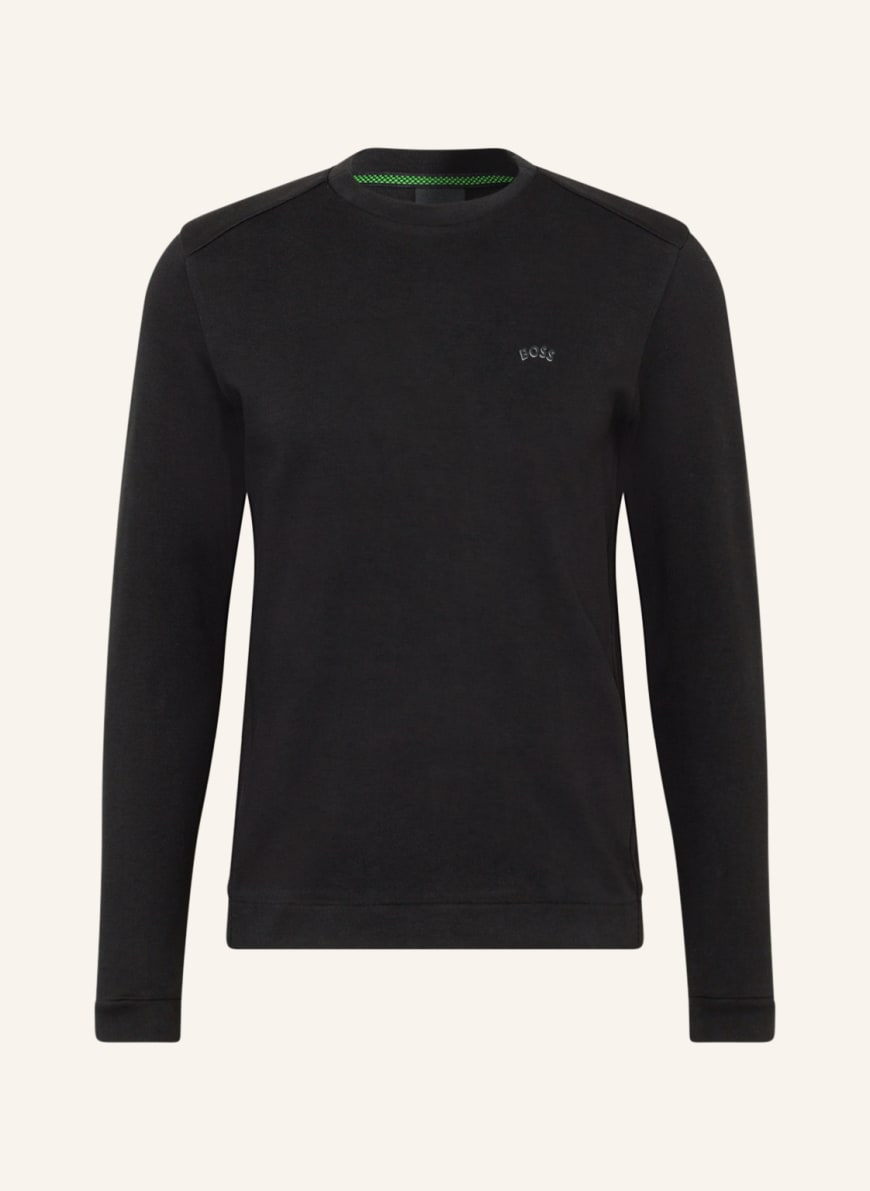 BOSS Sweatshirt SALBO CURVED in black