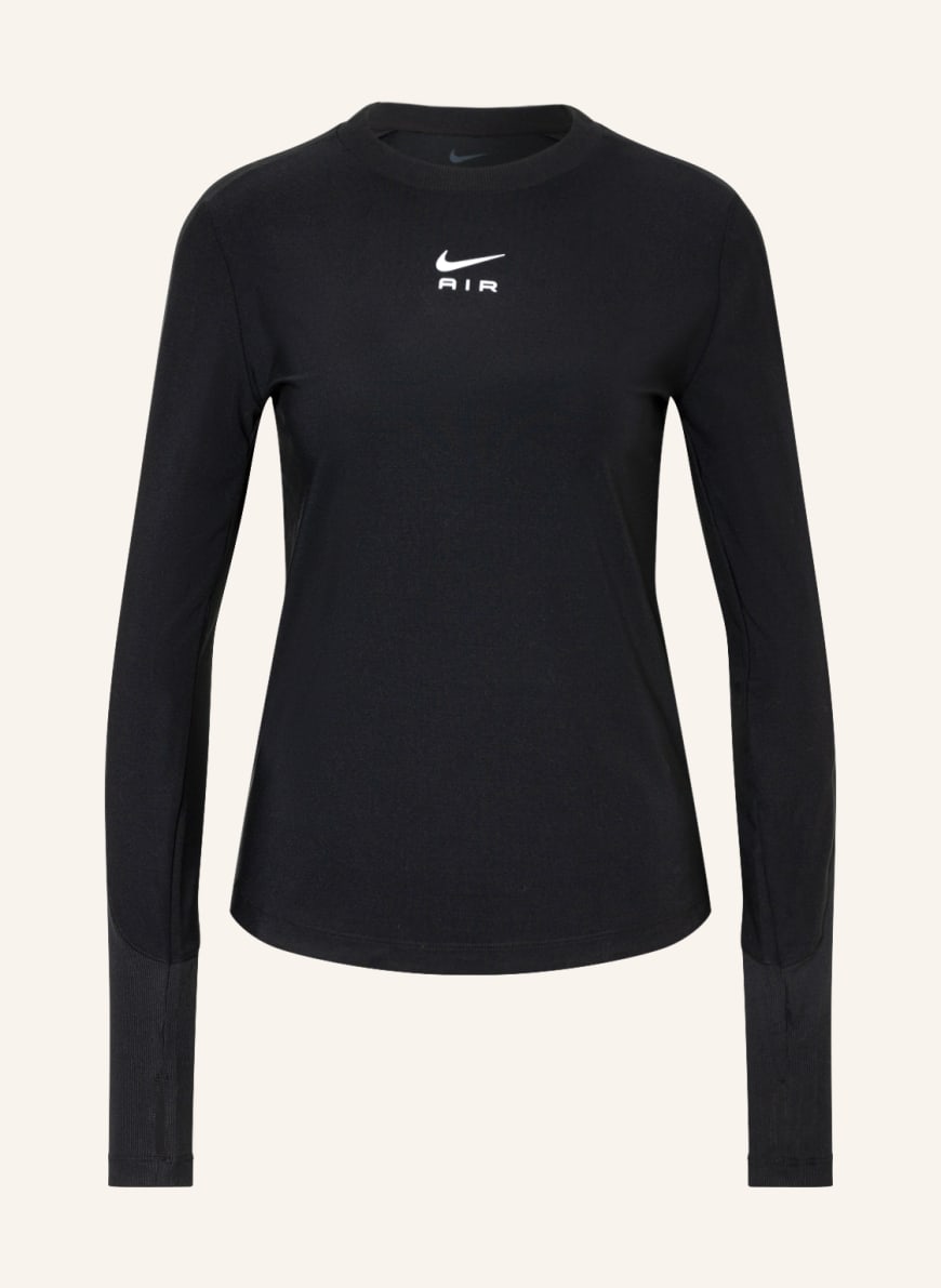 Nike Running shirt AIR DRI-FIT with mesh, Color: BLACK (Image 1)