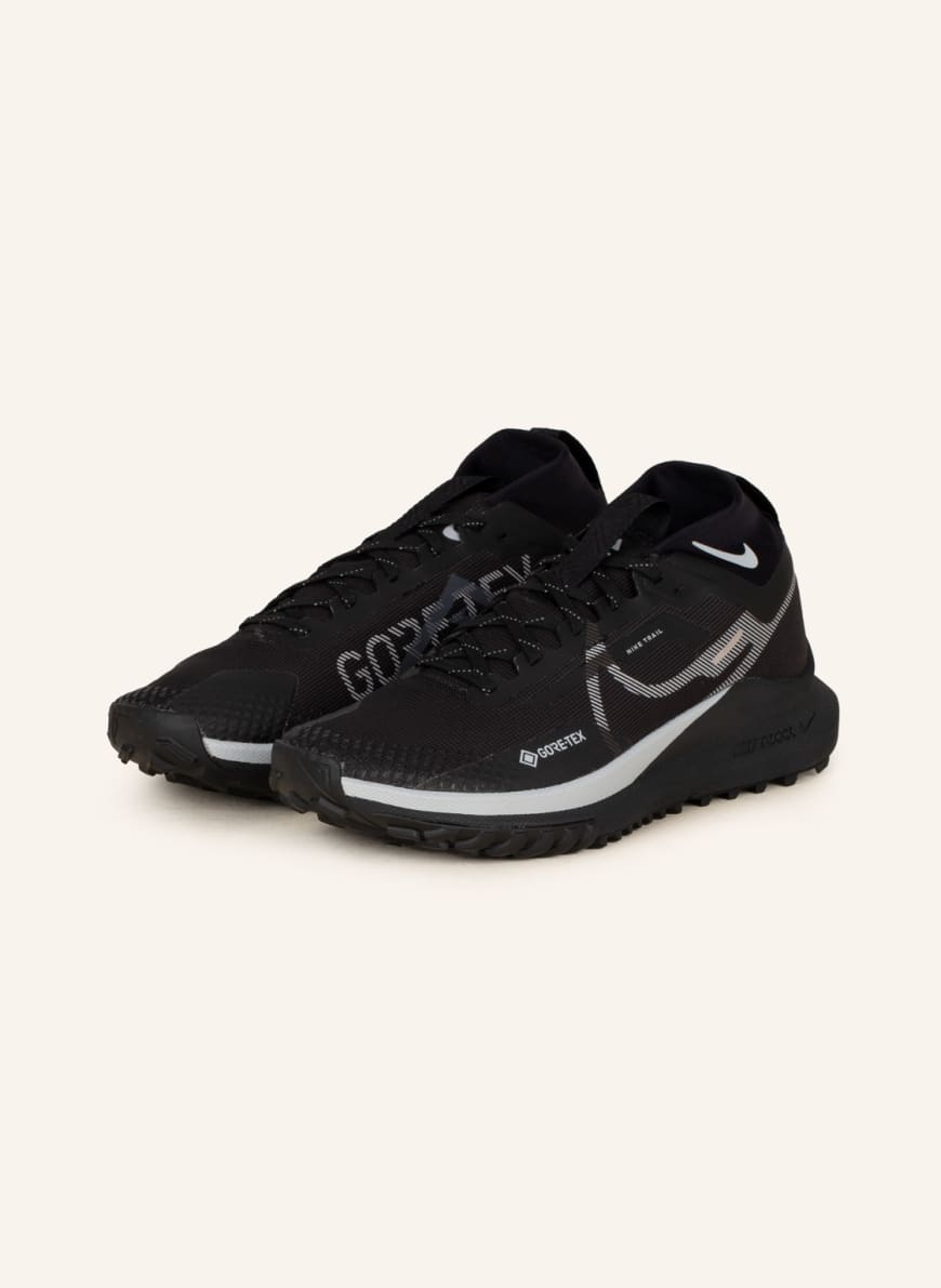 Nike Trailrunning-Schuhe REACT PEGASUS TRAIL 4 GTX, Farbe: SCHWARZ/ GRAU (Bild 1)