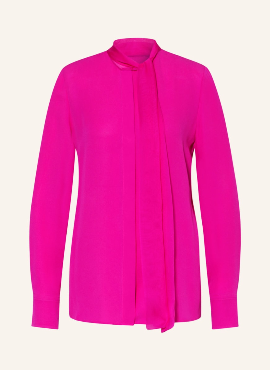 VALENTINO Bow-tie blouse in silk, Color: PINK (Image 1)