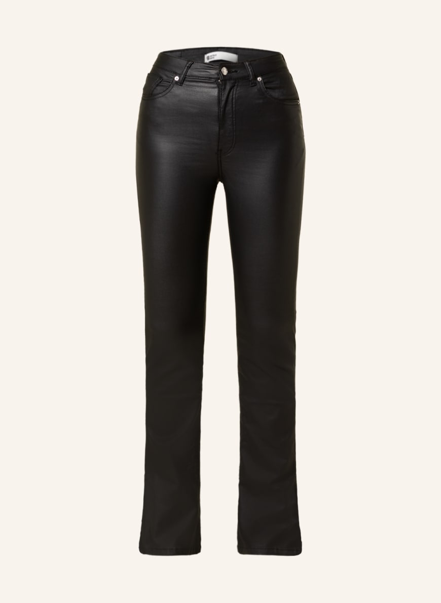 gina tricot Coated jeans, Color: BLACK (Image 1)