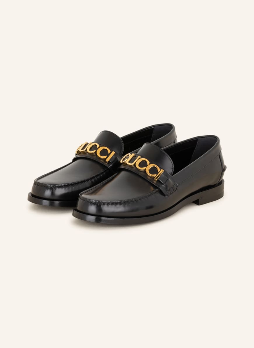 GUCCI Loafers MILLENIAL RIBOT, Color: BLACK (Image 1)
