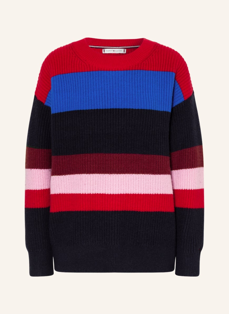 TOMMY HILFIGER Sweater, Color: DARK BLUE/ WHITE/ RED (Image 1)
