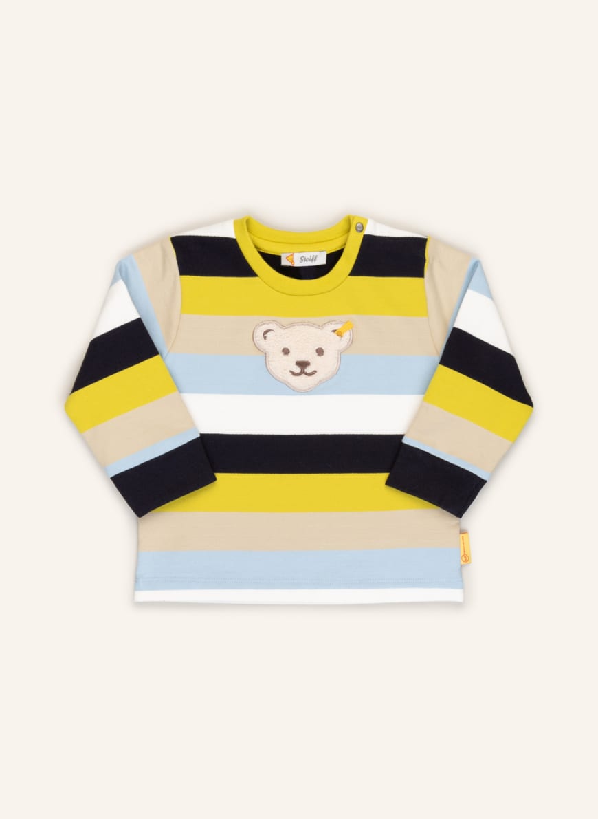 Steiff Sweatshirt, Farbe: HELLBLAU/ BEIGE/ DUNKELGELB (Bild 1)