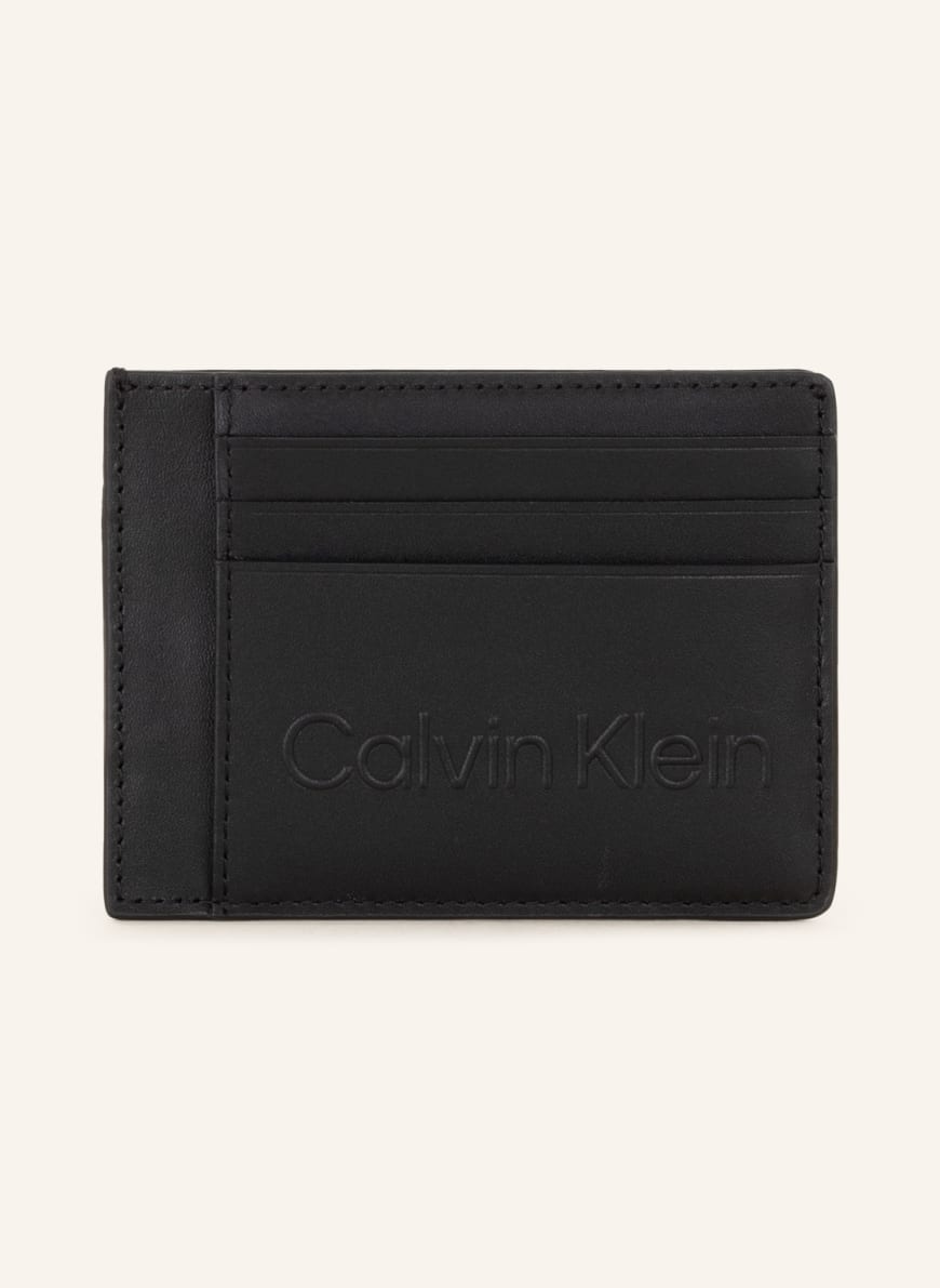 Calvin Klein Kartenetui mit Münzfach, Farbe: SCHWARZ (Bild 1)
