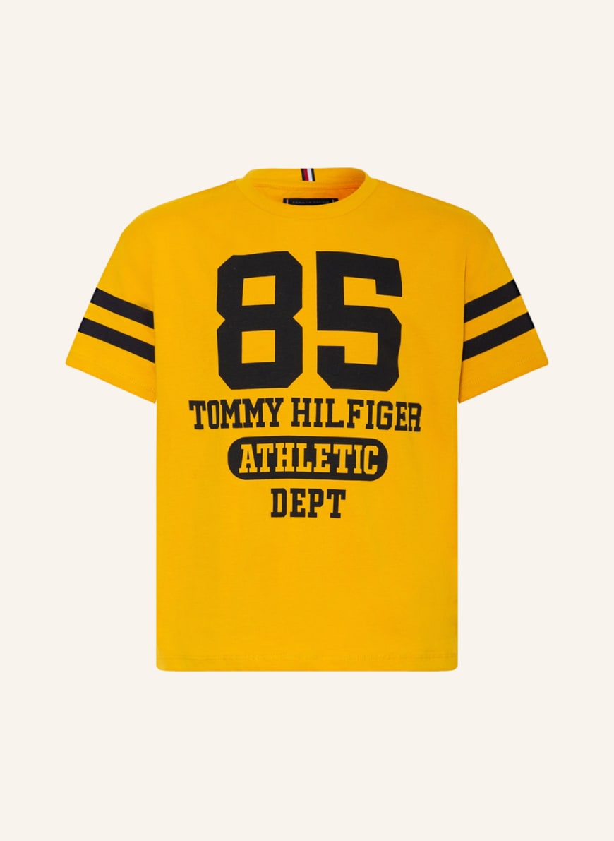 TOMMY HILFIGER T-Shirt, Farbe: DUNKELGELB/ DUNKELBLAU (Bild 1)