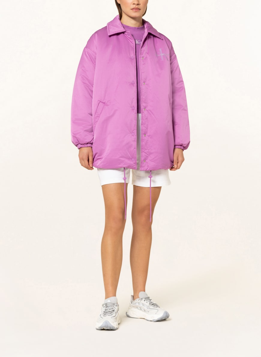Calvin Klein Jeans Oversized jacket in light purple | Breuninger