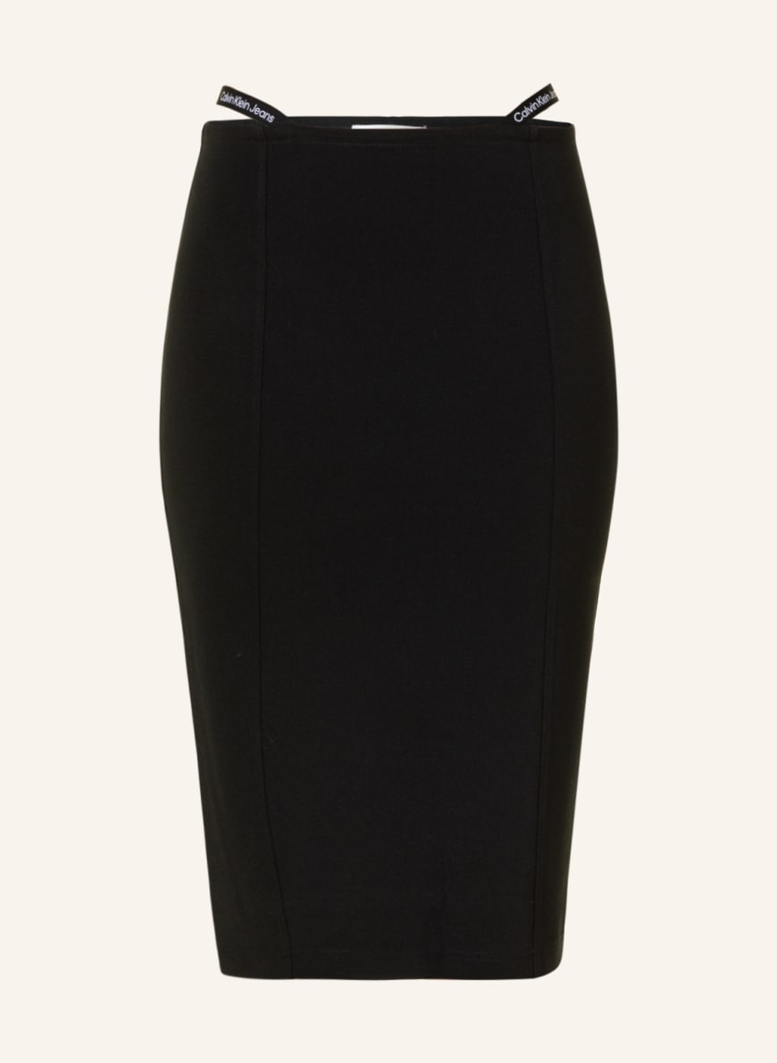 Calvin Klein Jeans Jersey skirt, Color: BLACK (Image 1)