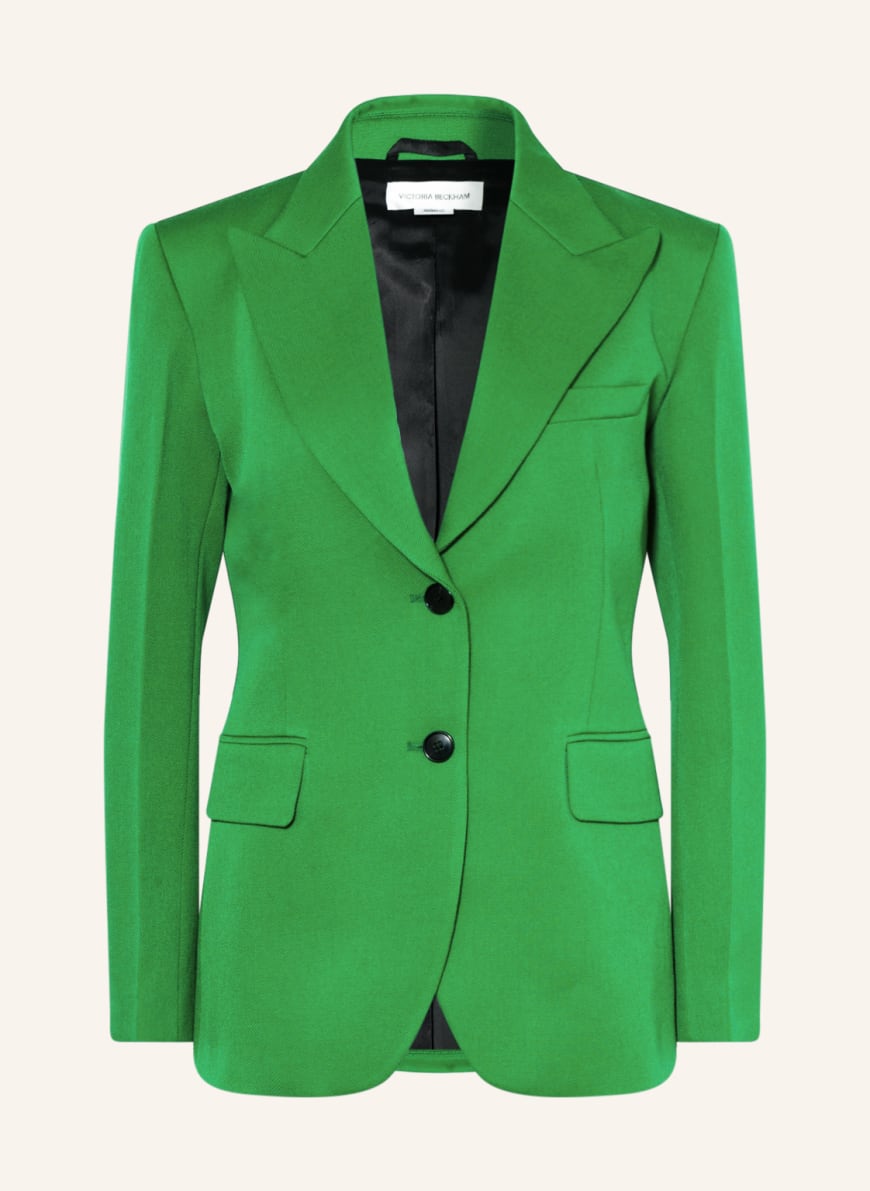 VICTORIABECKHAM Blazer, Color: GREEN (Image 1)
