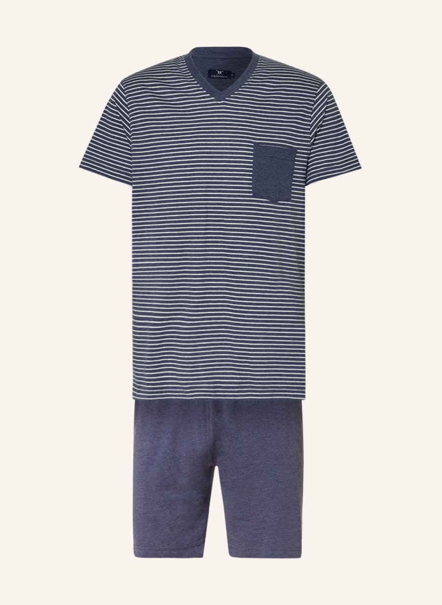 STROKESMAN'S Shorty-Schlafanzug, Farbe: BLAU (Bild 1)