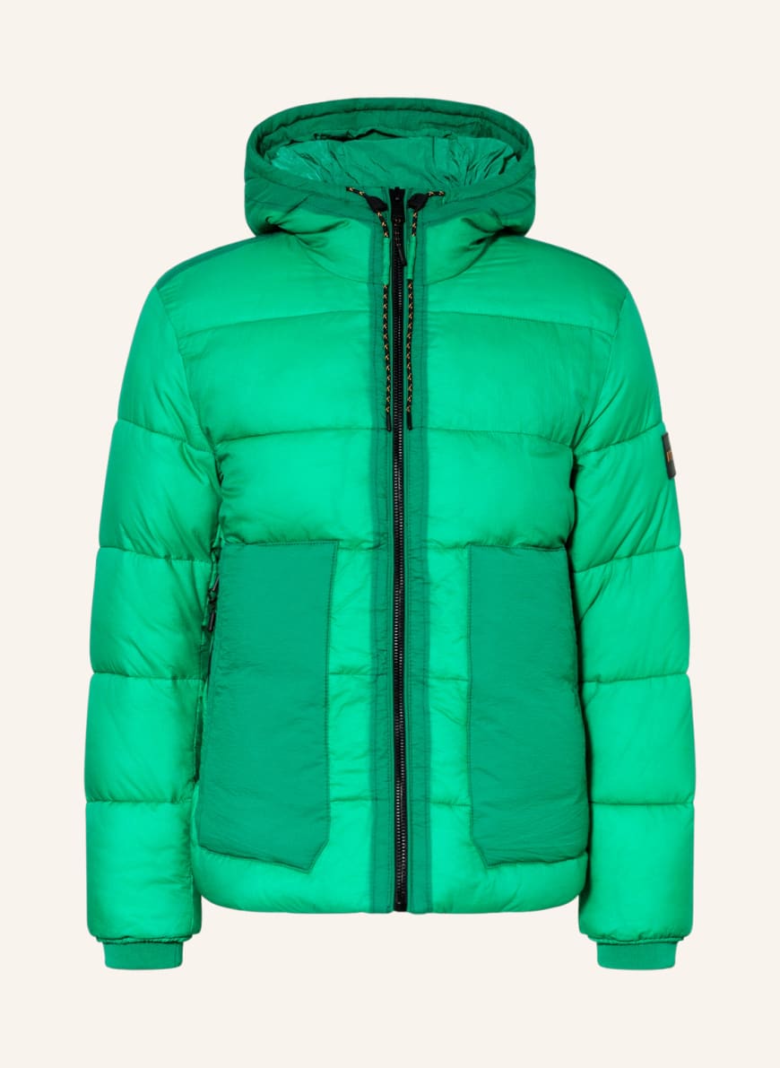 BOSS Quilted jacket OTELLO, Color: GREEN(Image 1)